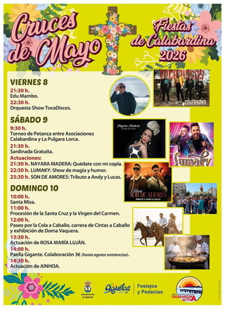 Imagen de Cruces de Mayo - Fiestas de Calabardina 2026