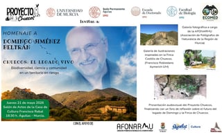 Imagen de Homenaje a Domingo Jiménez Beltrán — Chuecos: El legado vivo