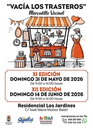 Imagen de XII Edición Mercadillo Vecinal "Vacía los Trasteros"