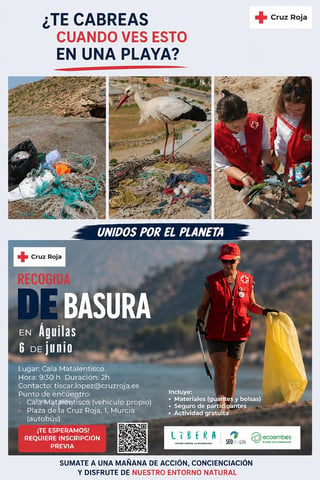 Imagen de Recogida de basura en Cala Matalentisco
