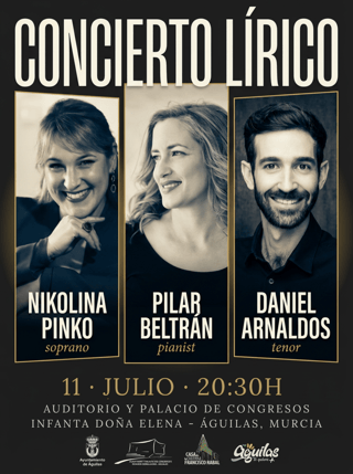 Imagen de Concierto Lírico: Nikolina Pinko, Daniel Arnaldos y Pilar Beltrá