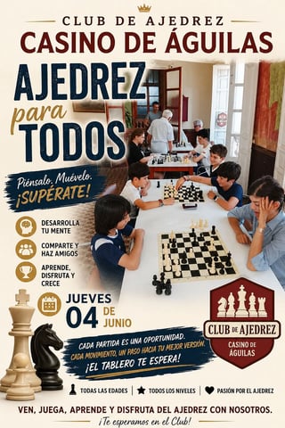 Imagen de Jornadas Abiertas "Ajedrez para Todos" - Club de Ajedrez Casino de Águilas
