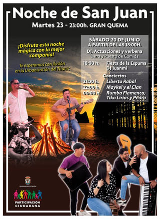 Imagen de San Juan en el Titanic: Fiesta de la Espuma y Conciertos