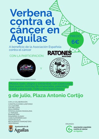 Imagen de Verbena contra el Cáncer en Águilas