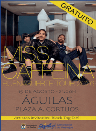 Imagen de Miss Caffeina — Buenasuerte Tour 2026 en Águilas