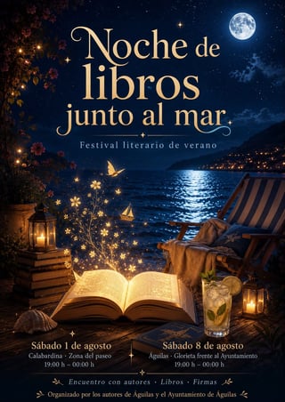 Imagen de Noche de Libros junto al Mar - Calabardina