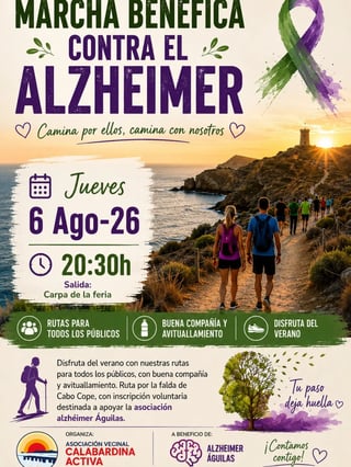 Imagen de Marcha Benéfica contra el Alzheimer - Calabardina Activa