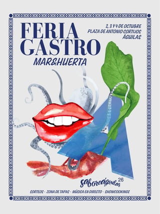 Imagen de Feria Gastro Mar&Huerta Saborea Águilas 2026