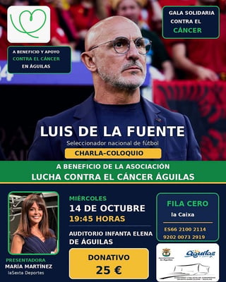 Cartel — Gala Solidaria contra el Cáncer