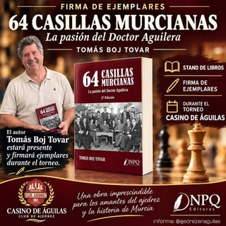 Cartel: firma de «64 Casillas Murcianas» con Tomás Boj Tovar