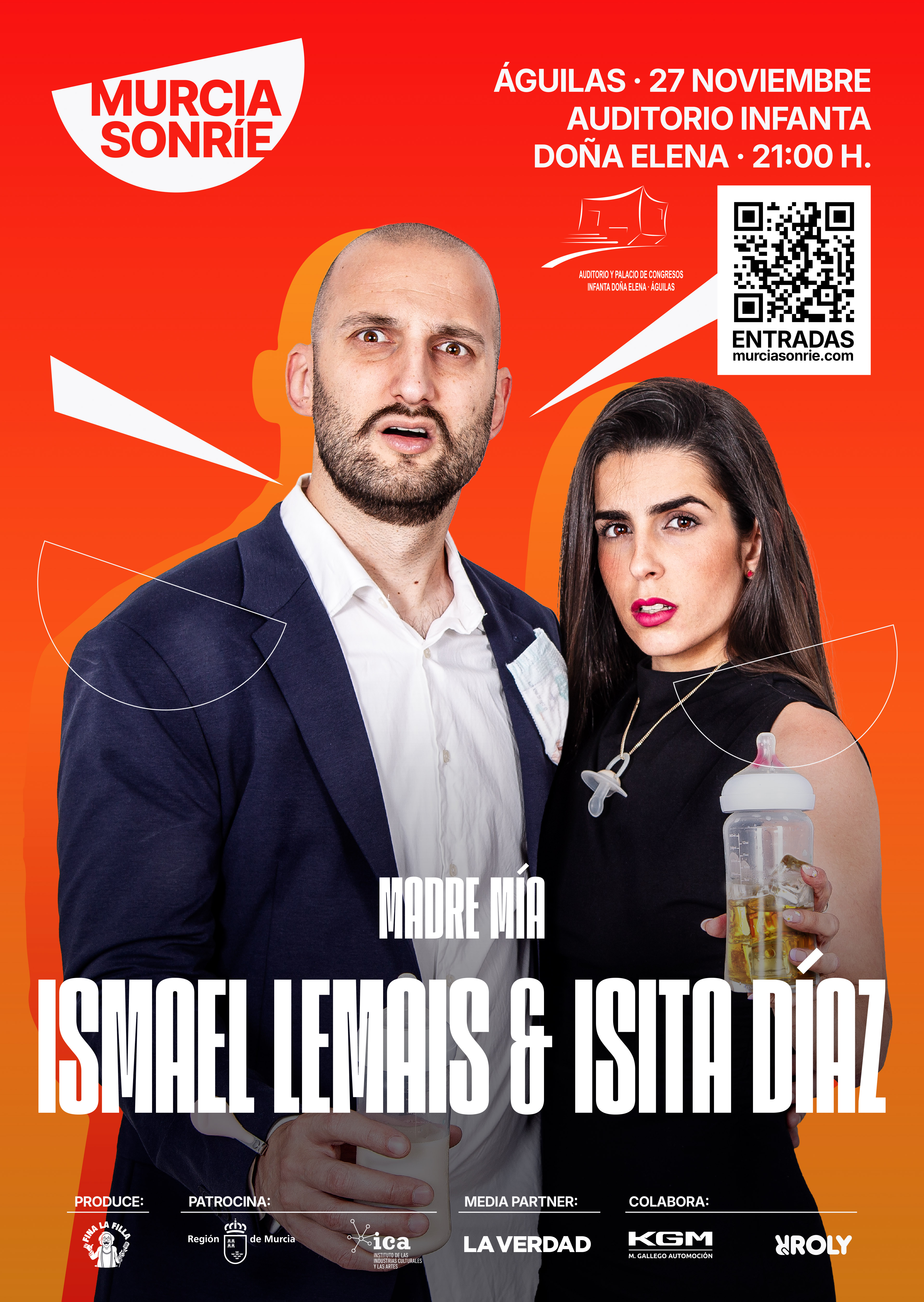 Imagen de Ismael Lemais & Isita Díaz - "Madre Mía" (Murcia Sonríe)