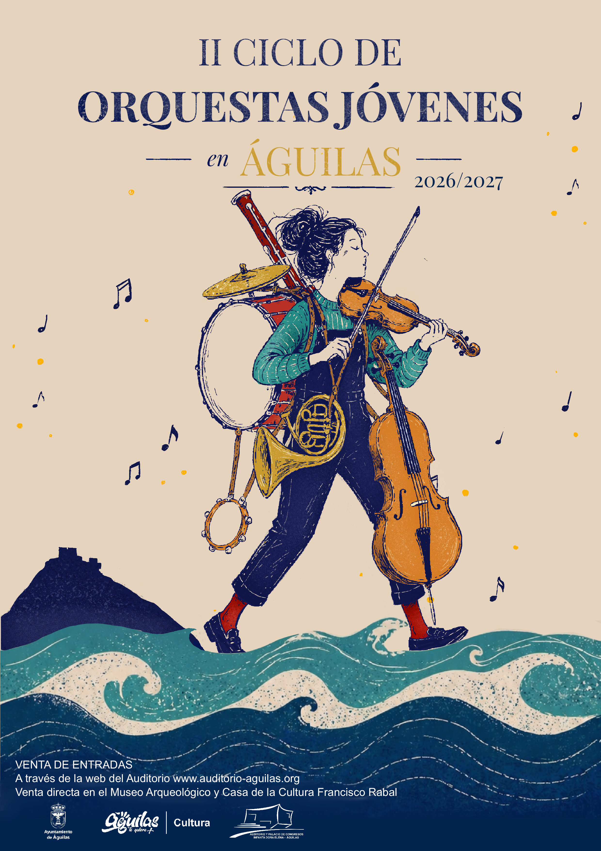 Imagen de Joven Orquesta Sinfónica Comunitat Valenciana - II Ciclo de Orquestas Jóvenes en Águilas 2026/2027