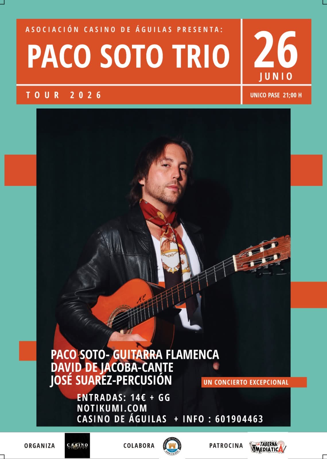 Imagen de Concierto Flamenco: Paco Soto Trío