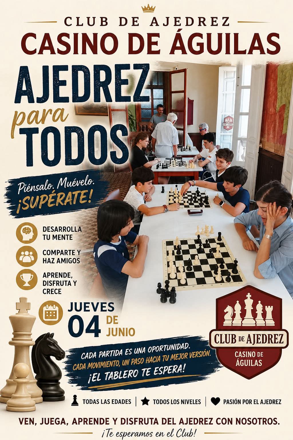 Imagen de Jornadas Abiertas "Ajedrez para Todos" - Club de Ajedrez Casino de Águilas