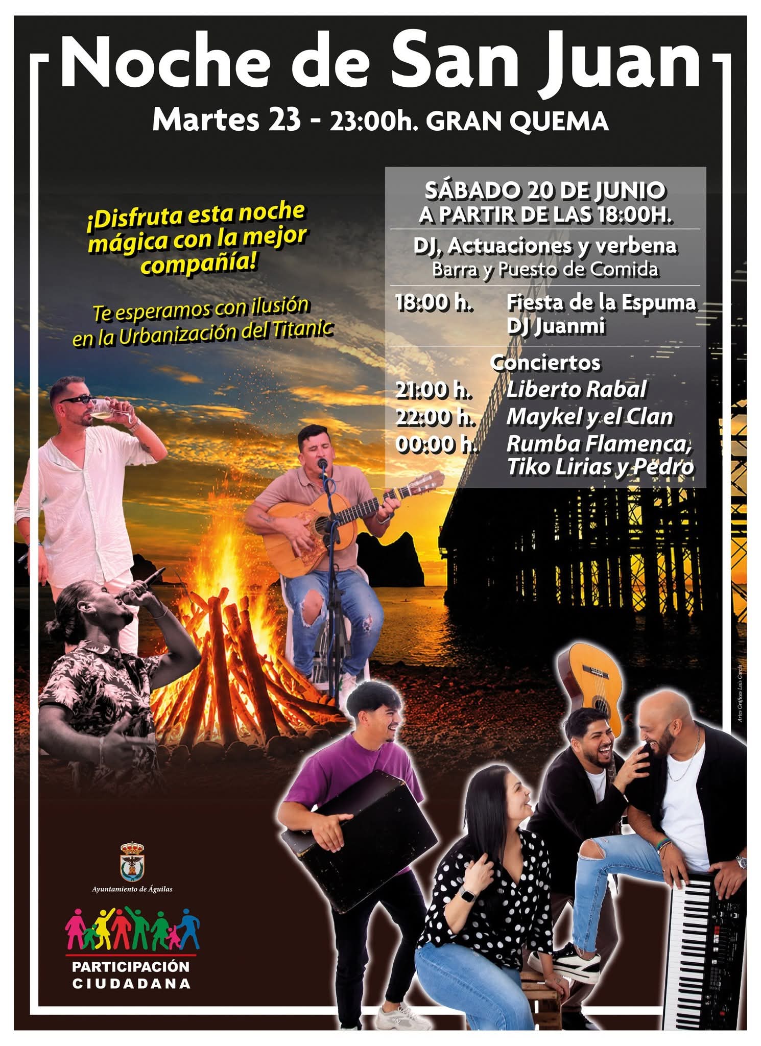 Imagen de San Juan en el Titanic: Fiesta de la Espuma y Conciertos