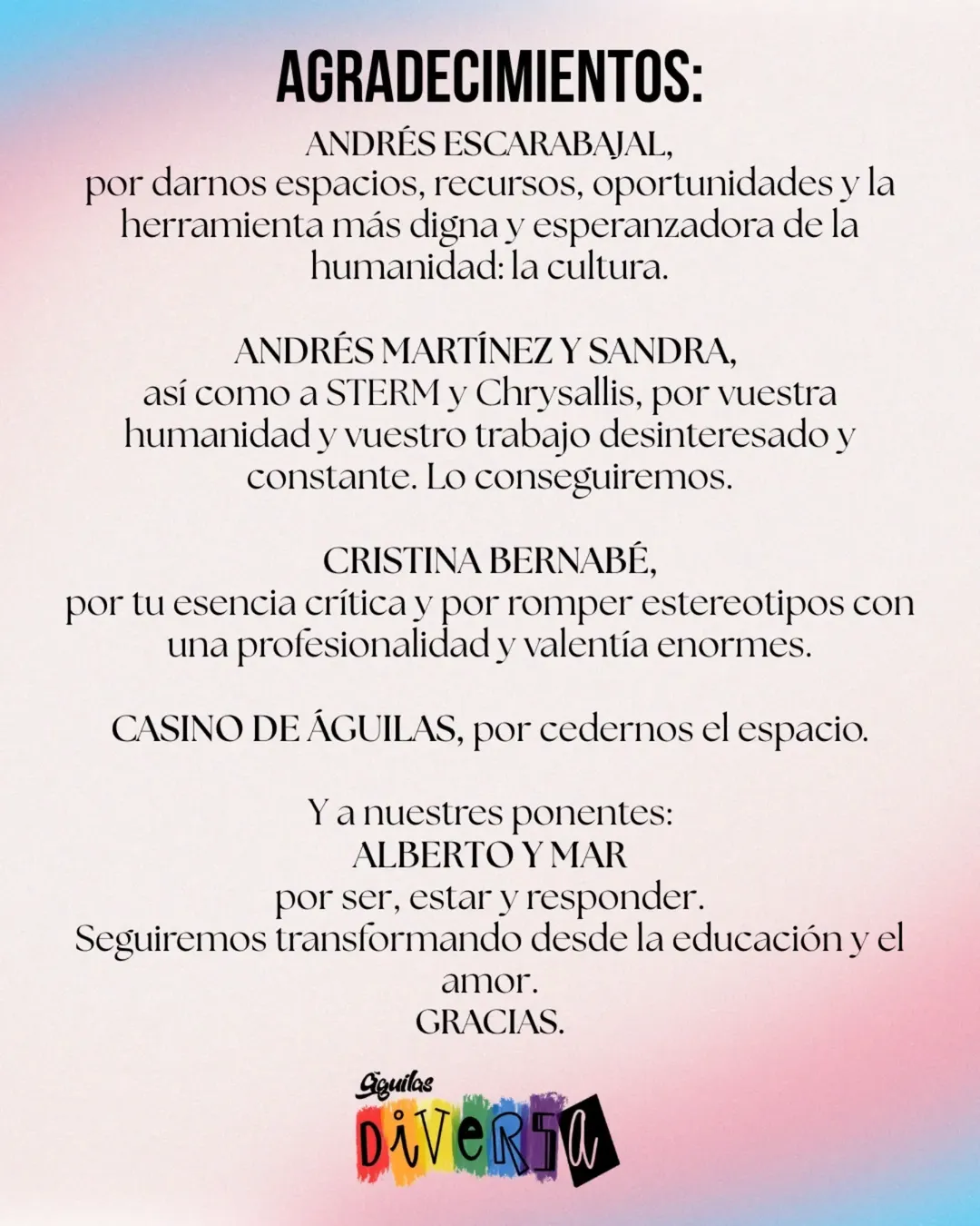 Imagen de Palabras que Trans-forman – Mesa Redonda