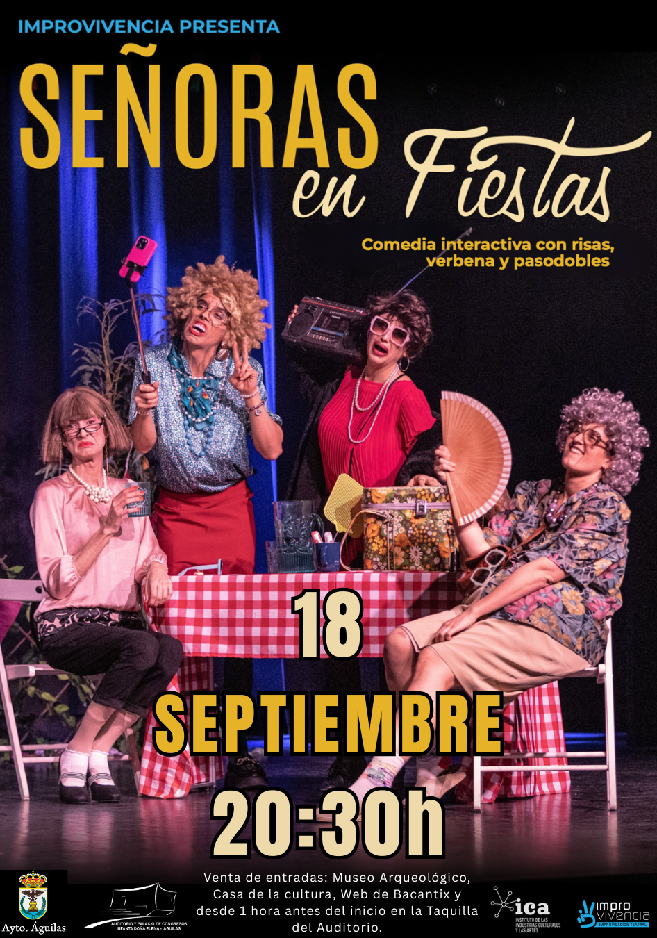 Imagen de Improvivencia presenta: "Señoras en Fiestas"