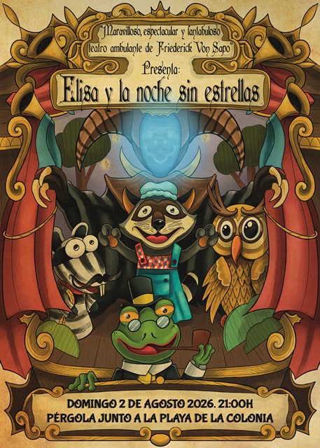Imagen de Títeres "Elisa y la noche sin estrellas"