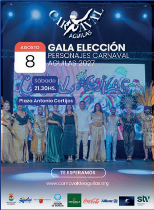 Imagen de Gala de Elección de Personajes del Carnaval de Águilas 2027