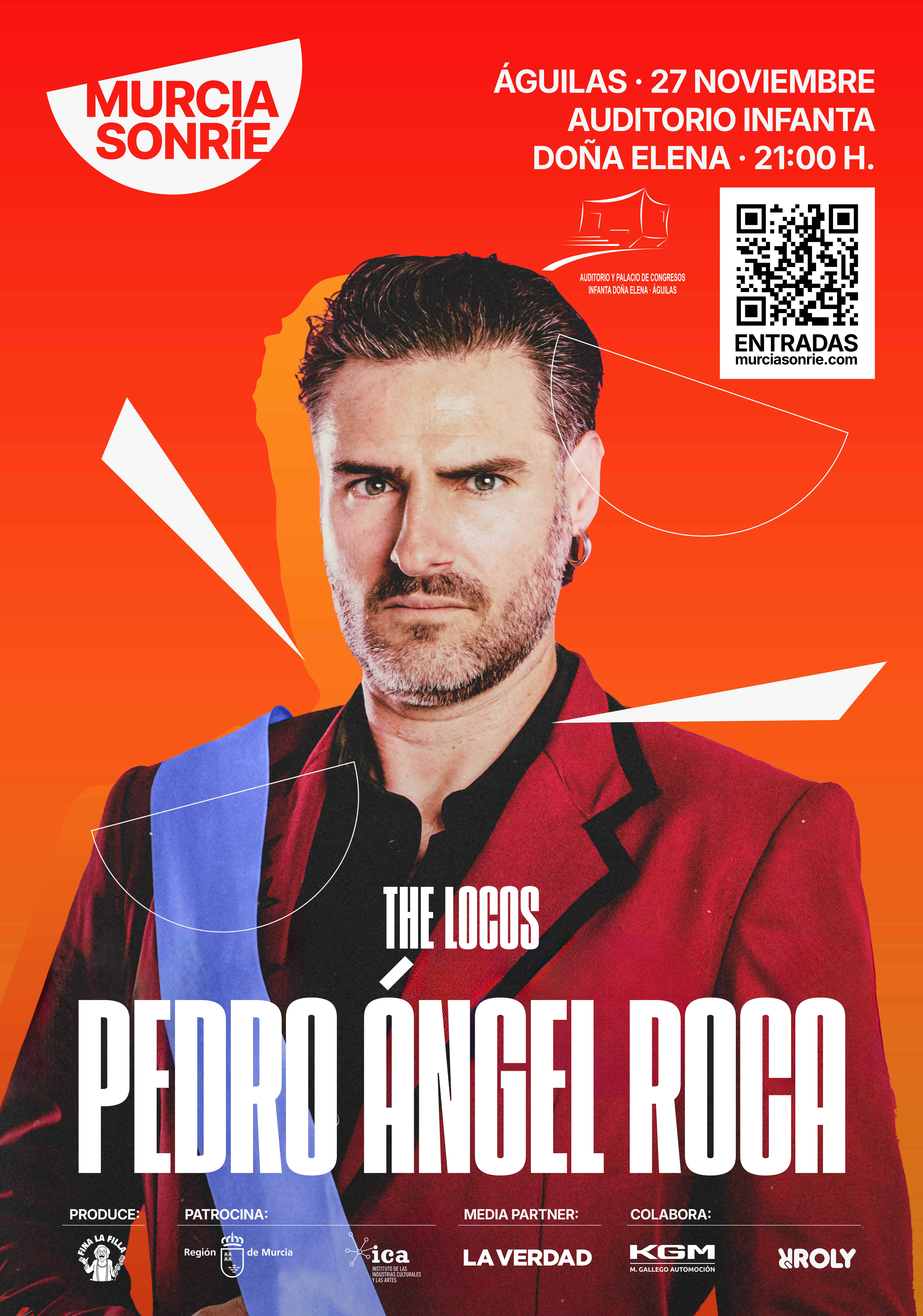Imagen de Pedro Ángel Roca presenta 'The Locos' - Murcia Sonríe