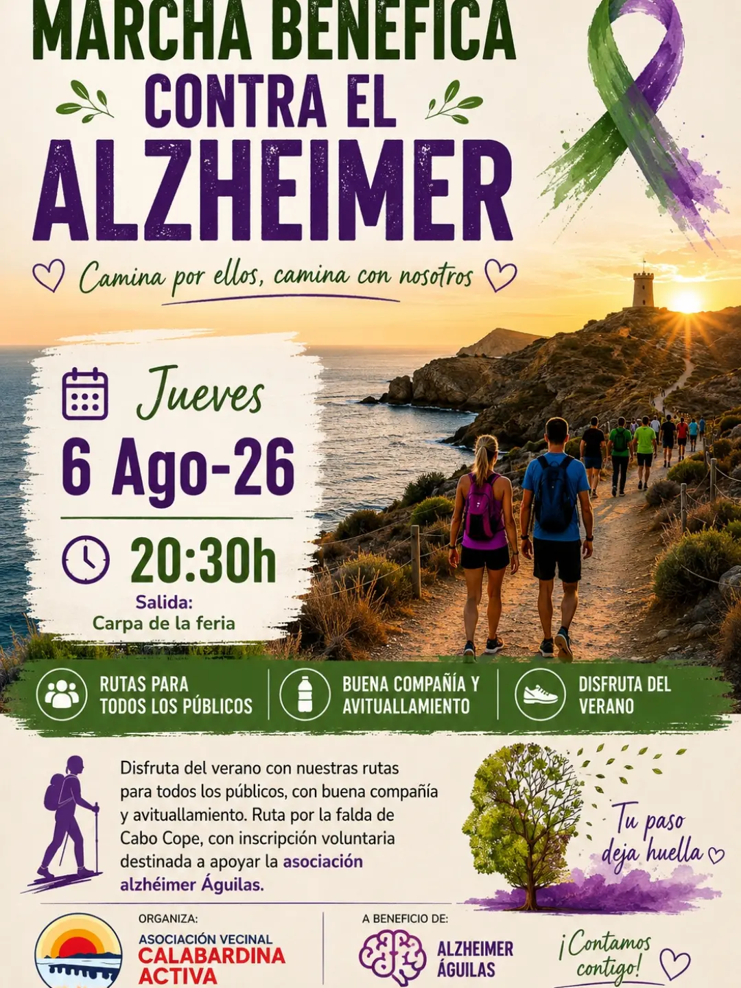 Imagen de Marcha Benéfica contra el Alzheimer - Calabardina Activa