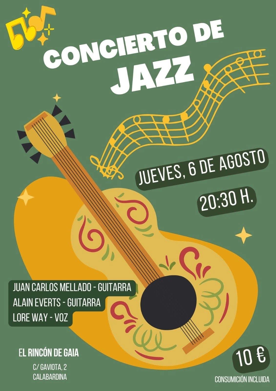 Imagen de Concierto de Jazz en El Rincón de Gaia