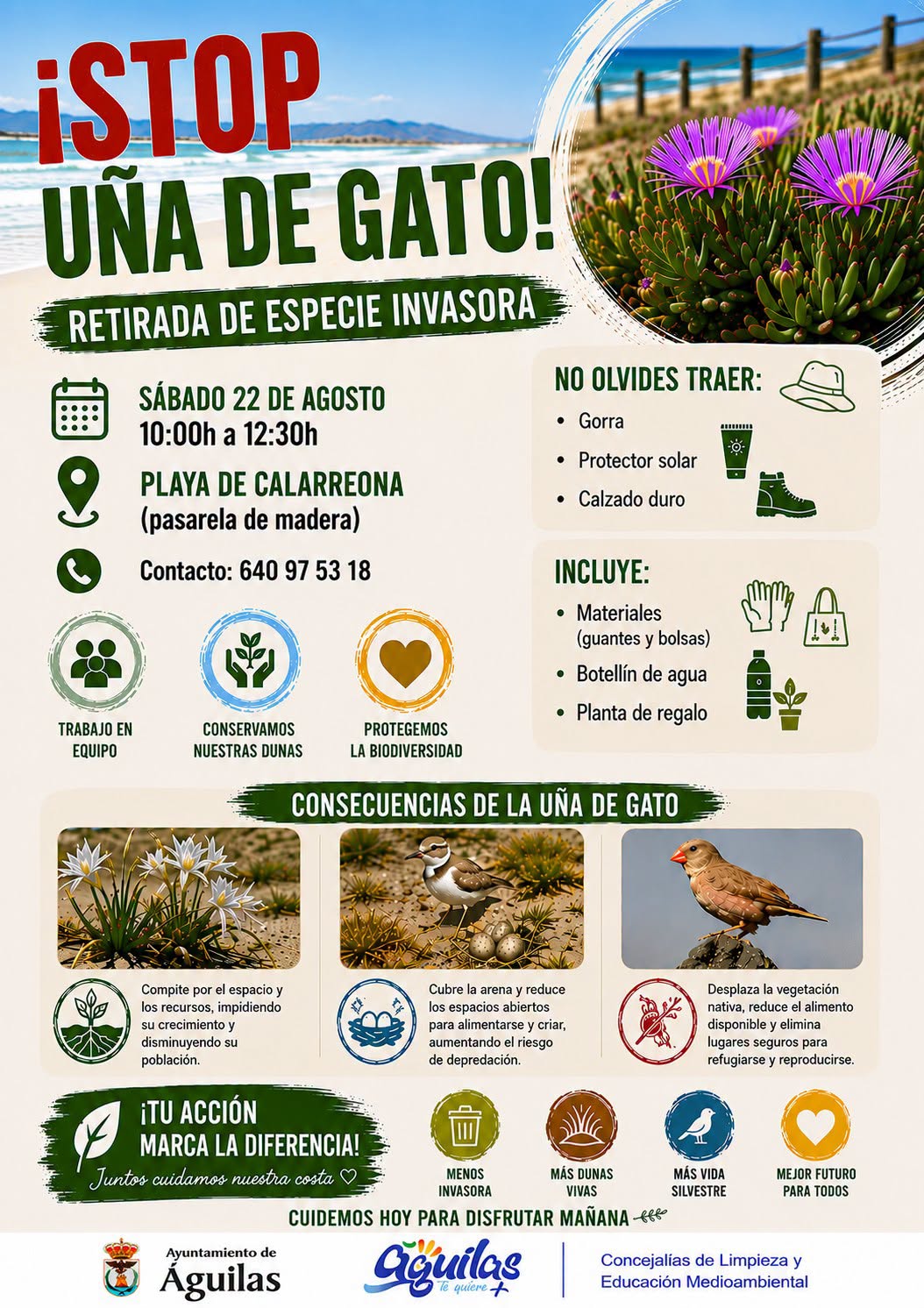 Imagen de ¡STOP Uña de Gato! Retirada de especie invasora
