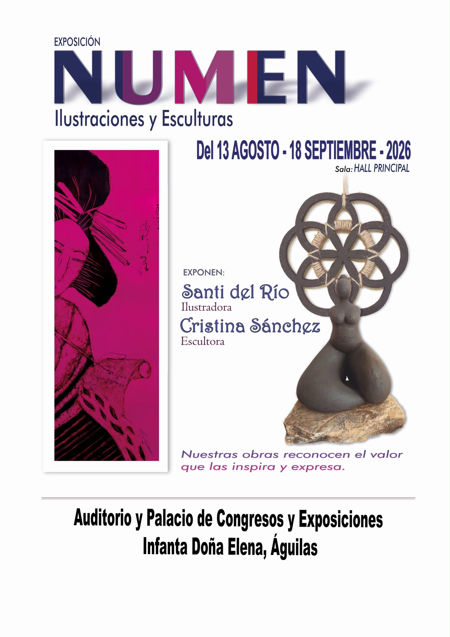 Imagen de Exposición NUMEN. Ilustraciones y Esculturas