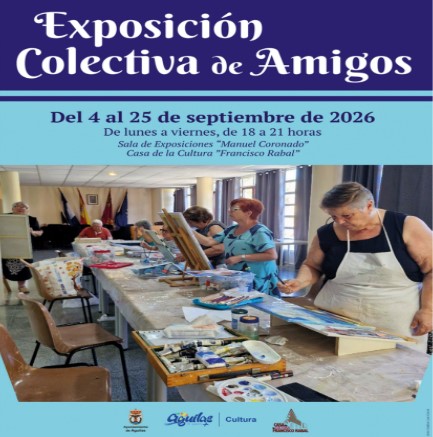 Cartel — Exposición Colectiva de Amigos