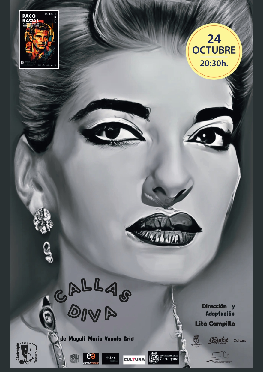 Cartel — Callas Diva (Aladroque Teatro)