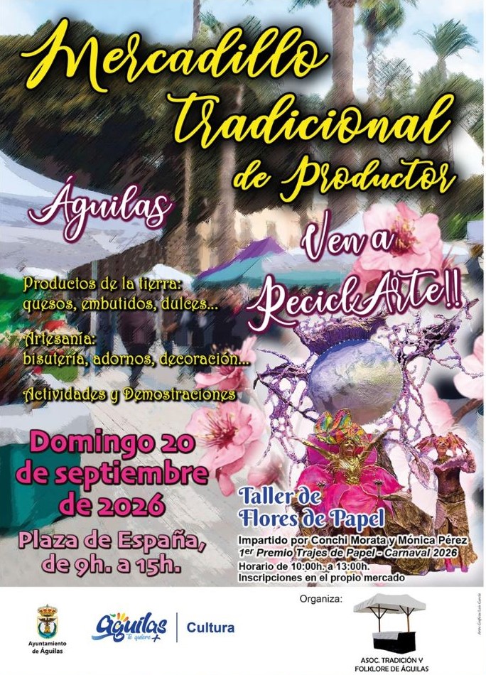 Cartel Mercadillo Tradicional de Productos de la Tierra