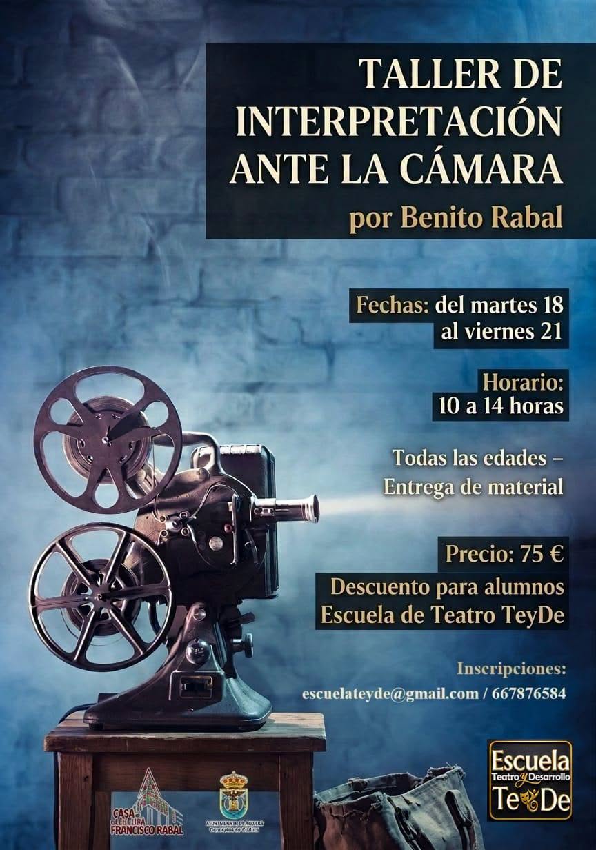Imagen de Taller de Interpretación ante la Cámara, con Benito Rabal