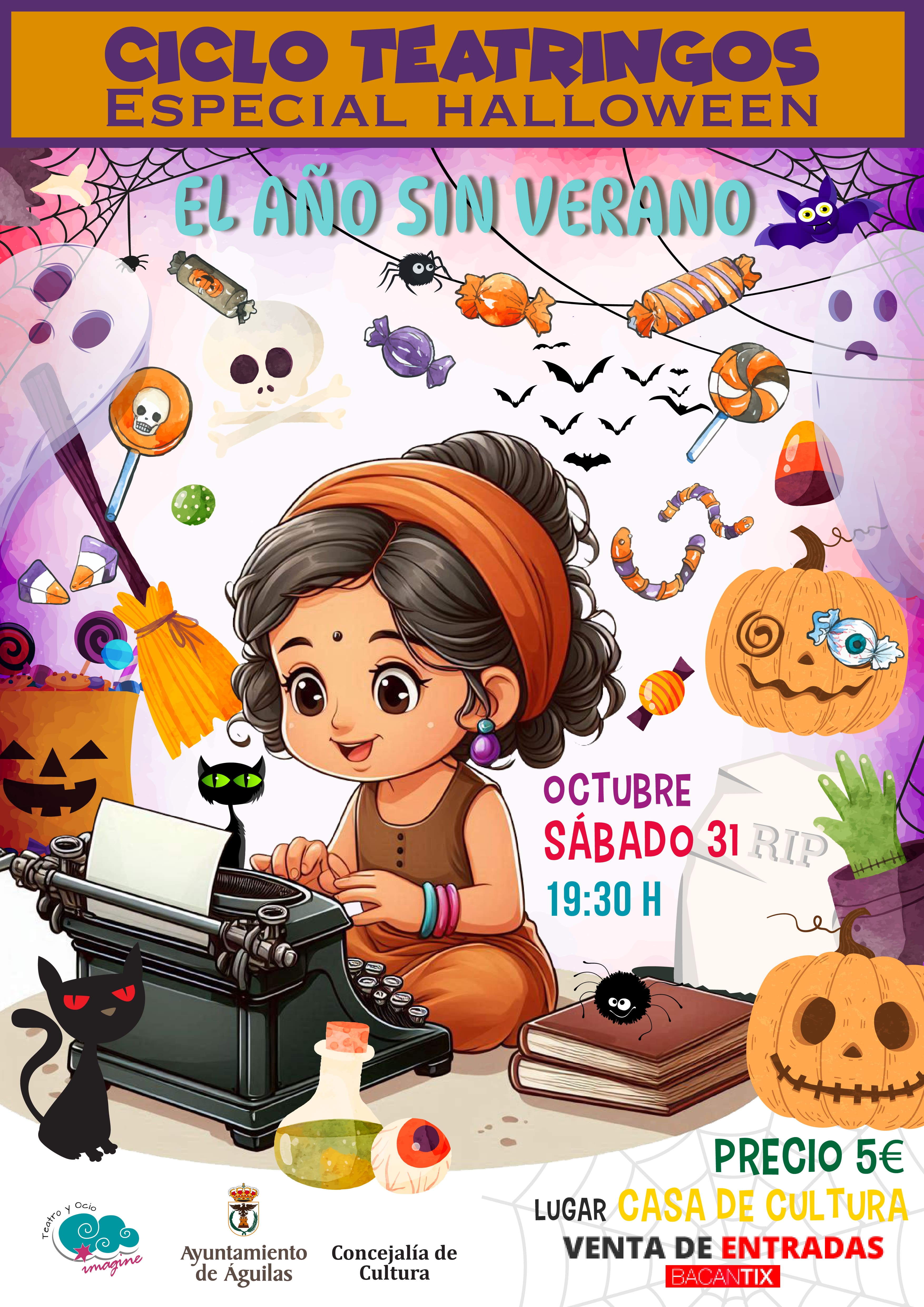 Cartel — El Año Sin Verano (Ciclo Teatringos especial Halloween)