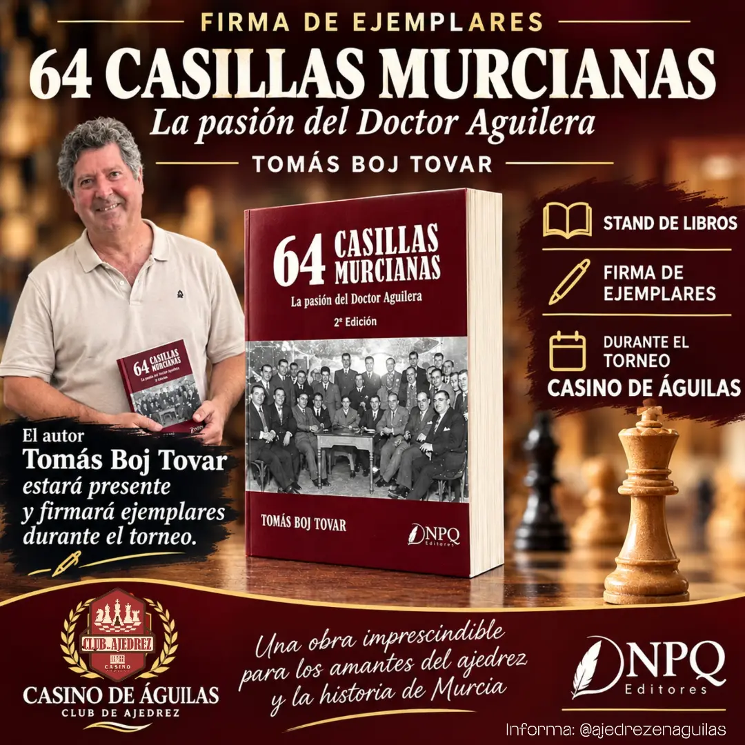 Cartel: firma de «64 Casillas Murcianas» con Tomás Boj Tovar